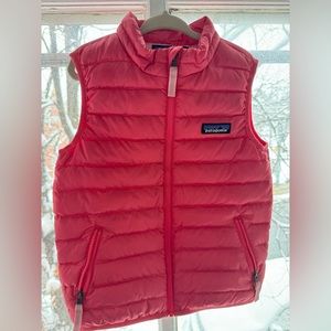 Patagonia Down Sweater Puffer Vest - 4t - Range Pink
